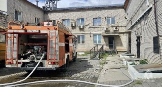 Пожар в административном здании в селе Кош-Агач: пострадавших нет